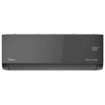 Midea Black Crystal 9000BTU AG16Black-09NXD6-I/09NXD6-O Κλιματιστικό Inverter με Ιονιστή και WiFi, A+++/A+++