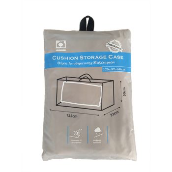 Home&Camp Υφασμάτινο Κάλυμμα Για Μαξιλάρι Γκρι 125x32Χ50cm