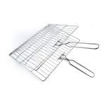 Home&Camp Σχάρα Ψησίματος Ανοξείδωτη Διπλή 41Χ30