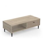 Saigon τραπεζάκι σαλονιού με ένα συρτάρι 111x50x35εκ. Kronberg Oak