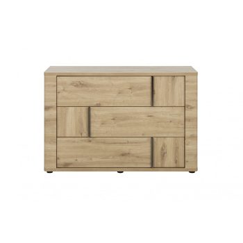 Συρταριέρα Confidence με 3 συρτάρια 121x 45x80εκ. Artisan Oak