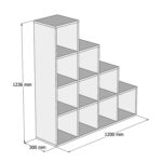 bibliothiki-melaminis-sonoma-120x30x1236
