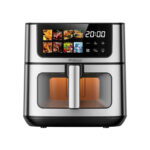 Primo PRAF-40566 Φριτέζα Αέρος Digital 8L 1800W Inox/Μαύρη
