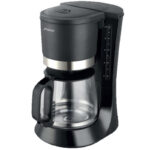 Primo PRCM-40213 Καφετιέρα φίλτρου Eco 1.2L 10φλ Μαύρη-Inox